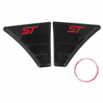 2 tk auto poritiiva k&uuml;lgmise &otilde;huava katte viimistlus ST RS stiilis modifitseerimistarvik Ford Focus MK 2 jaoks