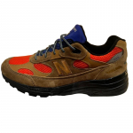Action Bronson x New Balance 992 Valmistatud USA-s Beež Oranž Sinine Unisex Tossud U992AB1 38.5