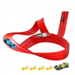 1 Komplekt Laste R&ouml;&ouml;bastee Auto M&auml;ngukomplekt 8 Iminapaga R&ouml;&ouml;bas Inertsiaalselt S&otilde;itev Sulamist Auto &Uuml;hendus DIY V&auml;ikelapsed Poisid T&uuml;drukud Gravitatsioonir&ouml;&ouml;bastee Auto &Otilde;ppem&auml;nguasi 5m punane