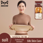 Maoren Women's Mid-Collar Thin Thermal Underwear Set XL