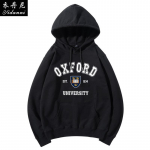 Oxfordi &Uuml;likool Oxford &Uuml;hendkuningriik koolivorm kapuutsiga pusa tr&uuml;kiga mehed ja naised paar v&auml;ljas pikkade varrukatega vabaaja pealmine osa pullover S