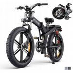 V&eacute;lo &eacute;lectrique ENGWE X26 Pneus &eacute;pais 26*4.0 pouces, Moteur 48V 1000W, Batterie 29.2Ah, Vitesse max. 50km-h - Noir