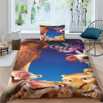 3D Prinditud J&auml;&auml;aja Voodipesukomplekt, Tekikott, Padi, Voodipesukomplekt, King, Queen, Twin Suurus, Poistele, T&uuml;drukutele, T&auml;iskasvanutele 140x210cm 2pcs