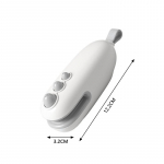 Mini Tihendusmasin Plastik Laetav Kuumtihendaja Kodu 2 &Uuml;hes Suupisted Puuviljad V&uuml;rtsid Koti Tihendusmasin valge