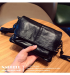 Naiste 2025 Retro Lehmapealsenahast K&auml;erandikott - &Uuml;hev&auml;rviline, Kvaliteetne V&auml;ike Ruudukujuline Crossbody Kott must