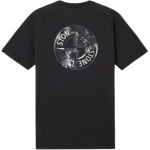 Stone Island Ss25 Helkurlogo &Uuml;mmarguse kaelusega L&uuml;hikeste varrukatega T-s&auml;rk Meeste Topid Must K1S152100020-V0029 S gray