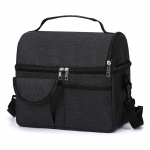 Suur isoleeritud s&ouml;&ouml;gikarp Lekkekindel jahutuskott Kahe sektsiooniga l&otilde;unakott telkimiseks m&otilde;eldud meestele naiste purki veinikoti jahutuskast must