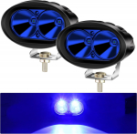 X-STYLE 20W LED t&ouml;&ouml;valgusti, Sinine kahvelt&otilde;stuki valgusti, 12 V, 24 V, Kitsas nurk, 2-LED sinine