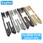 4 v&auml;rvi LHD RHD interj&ouml;&ouml;ri auto esiistme libiseva roomiku katte katte vahetus BMW X5 X6 E70 E71 E72 jaoks Gray 1PC