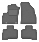 Dywaniki samochodowe welurowe grafitowe do: Fiat Qubo kombivan (2008-2020)