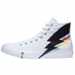 Converse Chuck Taylor All Star Hi All-Star Pride Piksenool K&otilde;rged L&otilde;uendkingad Unisex Valge 36.5