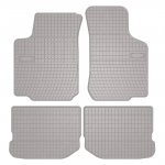 Dywaniki samochodowe gumowe do: Seat Leon I hatchback (1999-2005) - popielate dopasowane