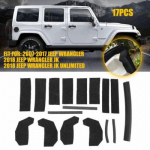 17 tk Komplekt K&otilde;va Katuse Tihendikomplekt Sobib 2007-2017 Jeep Wrangler 2018 Wrangler JK EOA