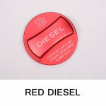Aluminum alloy Gas and Diesel Fuel Tank Cap Cover Trim For BMW X1 X2 X3 X4 X5 X6 F10 F15 F16 F25 F26 F30 F34 F35 F48 F47 G30 G38 Red Diesel