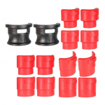 Universal Motorcycle Bike Fork Seal Driver Tool Kit 35-50Mm 14PCS Remove tallation Tool Set Durable Easy tall Photo Color