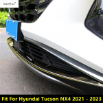 Hyundai Tucson NX4 jaoks Auto Esiosa Alumine Kaitseraua Liistu Dekoratiivkate Viimistlus Roostevabast Terasest Tarvikud V&auml;lispind