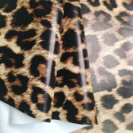 100x137cm Leopardimustriga PU Nahkriie Veekindel DIY Materjal Polsterdamiseks K&otilde;va Paneel Autode Siseviimistlus 100x137cm brown