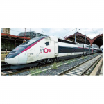 N-m&otilde;&otilde;tkava KATO Prantsuse Riiklikud Raudteed TGV Euroduplex p&otilde;hikomplekt Nr 10-2131 (SNCF)  inOui  5-autoline valge