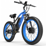 LANKELEISI MG740 PLUS Adult E-Bicycle 1000W 48V20AH City Ebicycle 26 inch Wide Tire Non Foldable LCD Instrument Electric Bicycle