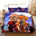 Multikas Coco Voodipesukomplekt Poistele &Uuml;he- v&otilde;i Kahekohaline Tekikott Tekikatted Komplektid Teismeliste Voodikatted AU Single(140*210cm)3pcs