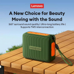Originaal Lenovo HD108 Juhtmevaba K&otilde;lar Bluetooth V6.0 Valjuh&auml;&auml;ldi 360&deg; Ruumilise Heliga K&otilde;lar Juhtmevaba/TF-kaardi/USB Taasesitus Muusikapleier Uus roheline