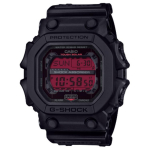 CASIO GXW GX 56 200m Veekindel Kvartsliikumine Vaikrihmaga K&auml;ekell Unisex Punane Kella sihverplaat GX-56BBR-1JF Red Watch Dial