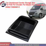 Auto keskpaneeli panipaiga karbi hoidja aluskorraldaja Fiat Ducato 735699812 Boxer Relay 2014+ jaoks Must