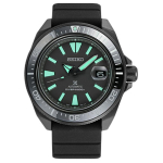 SEIKO Prospe Automaatne Mehaaniline Liikumine Silikoonrihmaga K&auml;ekell Meeste Kellad Must T&auml;hik SRPH97K1