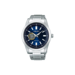 SEIKO 100m veekindel automaatne mehaaniline liikumisega k&auml;ekell Meeste k&auml;ekellad Sinine sihverplaat SCVE051 Dark Blue Watch Dial