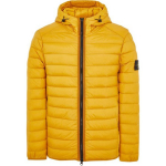 Stone Island FW24 Nailon-alla-TC Veekindel Kapuutsiga T&otilde;mblukuga Pikkade Varrukatega Kerge Tepitud Jakk Unisex jakid Sinepikukollane 811540324-V0034 S