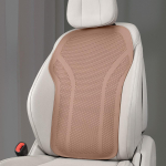 Hingav nahast autoistmekate Universaalne esiosa istmekaitse padi Luksusauto interj&ouml;&ouml;ri seljatoe tugipadi Tarvikud Backrest-Coffee 1pcs