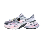 Nike V2K Run Running Shoes Women's Low top Pink, Gray, Silver, Black FD0736-003(TeamX-) 35.5
