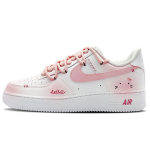 Nike Air Force 1 Kitten Meowth Veekindlad Madalad Rula Kingad Unisex Roosa Valge CW2288-111(Team625-) 36