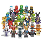 24tk go Minifiguuri Kai Jay Sensei Wu Master Building v&auml;rvilised