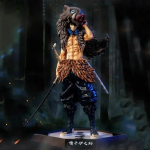 30cm Demon Slayeri figuurid Hantengu animefiguur Himejima Gyoumei figuur Kimetsu No Yaiba Tomiokagiyuu kuju Gk Pvc m&auml;nguasjad Kingitus punane