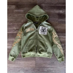 STREETRICH Ameerika Rock Gootiline Graafiline Karuskraega Lai T&otilde;mblukuga Dressipluus Meestele ja Naistele Y2K Uus Harajuku Punk Vabaaja Kapuutsiga Streetwear S gray