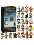 Ghibli Anime j&otilde;ulude advendikalender M&auml;nguasjakuju Kollektsioneeritav Cosplay Aksessuaarid Moodne Tagasilugemisega Pime Karbik 2D Akr&uuml;&uuml;lripats