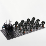 13tk/partii Tume Kuningas Sauron Angmar Orkidest ja Uruk Hai Elfi Vibumehed Armee Minifiguurid Relvadega Ehitusklotsid M&auml;nguasjad