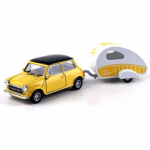 Welly 4,75 MINI ja haagissuvila Mini auto valatud mudel
