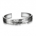 925 Sterling H&otilde;bedane Punk K&auml;ev&otilde;ru Avatud Reguleeritav Naiste K&auml;ev&otilde;rud Amuletid Pulseira Paarid Meestele Ehted Kingitused