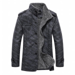 Uus talvine meeste jope ja mantel Tippkvaliteediga nahktagi Smart Casual Fur Plus sametjakk M