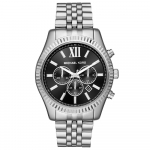 Michael Kors MK8602 Lexington Kronograaf Must T&auml;hikuga Meeste K&auml;ekell 44mm h&otilde;be