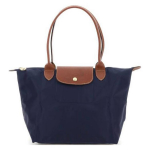 Longchamp Le Pliage T&otilde;mblukuga kott Taaskasutatud l&otilde;uendist Naiste kott Sinine L2605089P68 Basic Set (Bag)