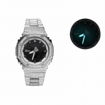CASIO Kohandatud kell modifitseeritud seeria 811 tootmine Farmhouse Oak GA-2100-1A1 modifitseeritud-h&otilde;bedane klaas veekindel lumin GA-2100-1A1PR must
