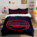 Punane Arsenali logo muster. Voodipesukomplektid Tekikotikomplektid Tekikotid Padjap&uuml;&uuml;rid(1 * Tekikott 2 * Padjap&uuml;&uuml;ri (tekk ei kuulu komplekti)) 135x200cm