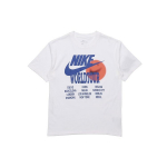 Nike AS Meeste Nike Sportswear T-s&auml;rk WORLD TOUR Valge DA0938-100 L