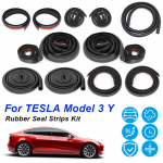 Tesla Model 3 Y jaoks Auto Ukse Tihendusriba Komplekt Helikindel EPDM Kummist Ilmastikukindel Riba Auto Pagasiruumi Kapoti Armatuurlaua A B Piilari Tihenduskomplekt