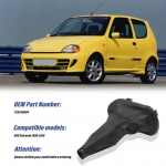 5-k&auml;iguline must nupuga manuaalne k&auml;igukangi hoob ja nahkkate 735249804 Fiat 600 Seicento 1998-2010 jaoks