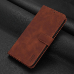 EUCAGR Rahakott Magnetiline Klapp PU Nahast &Uuml;mbris Xiaomi POCO X8 Pro Maxile P&otilde;rutuskindel Hoidja Taskuga Kate Xiaomi POCO X8Pro Maxile POCO X8 Pro pruun