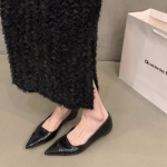 Uued Naiste Kingad Roosad Mustad Naiste Madala Kontsaga Kingad T&ouml;&ouml;kingad &Uuml;hev&auml;rvilised Slip-on Loafer Kingad Naistele Luksuslikud Kingad Naistele 35 must